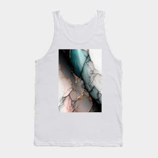 Moody Nights - Abstract Alcohol Ink Resin Art Tank Top